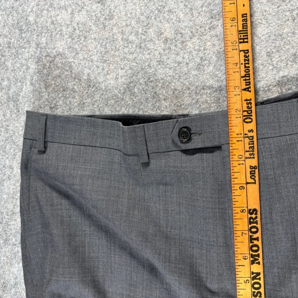 Lauren Ralph Lauren Mens Gray Classic Fit Wool Ultraflex Suit Trouser Pant 44x32